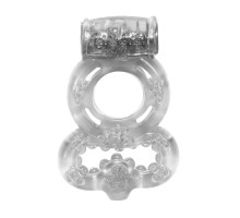 Прозрачное эрекционное кольцо Rings Treadle с подхватом (прозрачный)