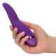 Фиолетовый вибромассажер Aura Tickler с шишечками - 17,25 см. (фиолетовый)