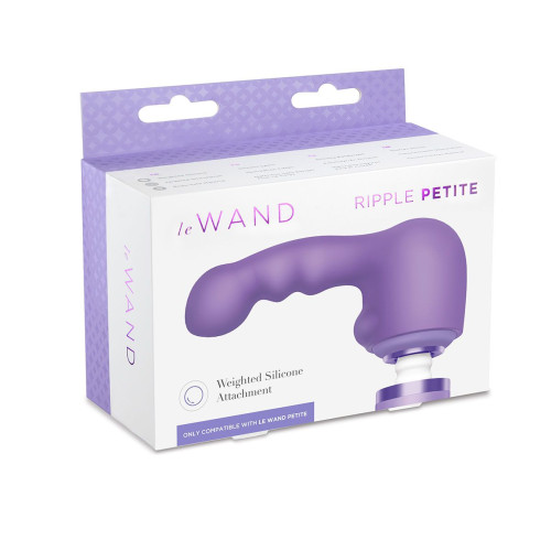 Утяжеленная насадка RIPPLE VIOLET для массажера Le Wand (фиолетовый)