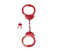 Красные стальные наручники (красный)