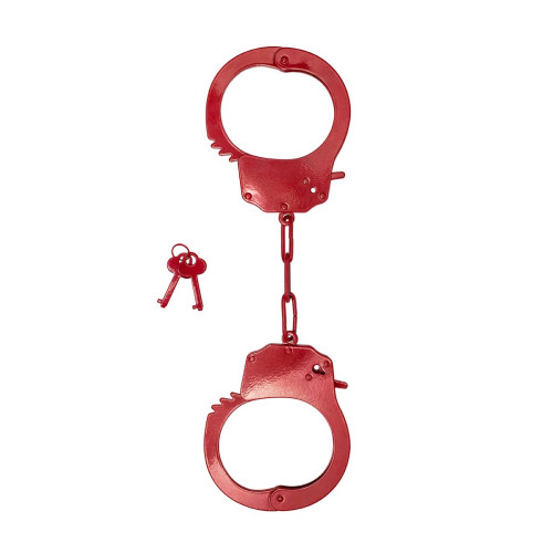 Красные стальные наручники (красный)
