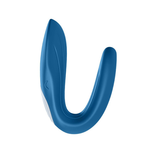 Многофункциональный стимулятор для пар Double Whale (синий)