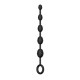 Черная анальная цепочка №03 Anal Chain - 30 см. (черный)