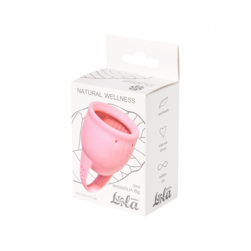 Розовая менструальная чаша Magnolia - 20 мл. (розовый)