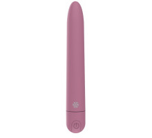 Розовый перезаряжаемый вибратор Haze - 18 см. (розовый)
