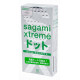 Презервативы Sagami Xtreme Type-E с точками - 10 шт. (зеленый)
