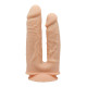 Телесный анально-вагинальный фаллоимитатор Double Penetrator - 19,5 см. (телесный)