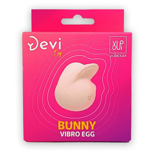Розовое яичко-зайчик Bunny Vibro Egg (розовый)