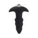 Черная анальная вибровтулка SINGLE SPEED LOVE ARROW PLUG - 9 см. (черный)