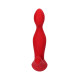 Красный силиконовый вибростимулятор простаты Proman - 12,5 см. (красный)