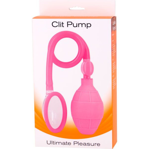Розовая помпа для клитора CLIT PUMP (розовый)