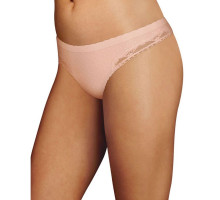 Розовые трусы-стринги Casual Comfort в горошек (розовый|XL)