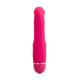 Розовый ребристый вибратор Capy - 17,4 см. (розовый)