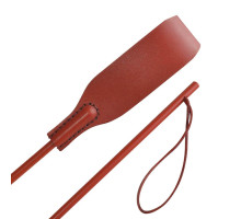 Красный кожаный стек  Флеш  - 58 см. (красный)