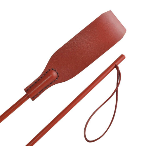 Красный кожаный стек  Флеш  - 58 см. (красный)