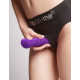 Фиолетовая насадка Strap-On-Me Dildo Geisha Balls size XL (фиолетовый)