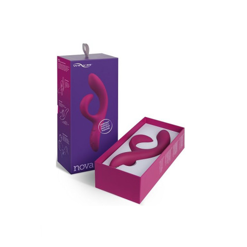 Фиолетовый вибратор-кролик We-Vibe Nova 2 - 20,5 см. (фиолетовый)