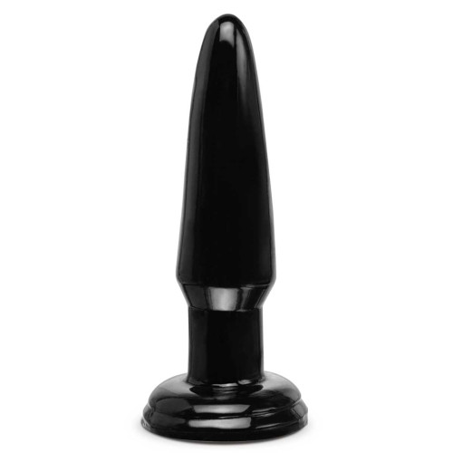 Черная малая анальная пробка Beginners Butt Plug - 10 см. (черный)