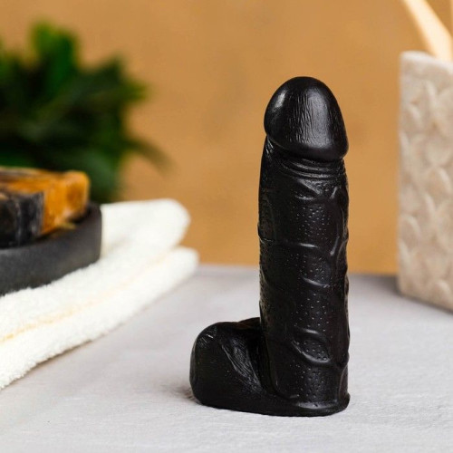 Черное фигурное мыло  Фаворит (черный)