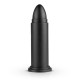 Черный анальный фаллоимитатор 10 Pounder Dildo - 25,6 см. (черный)