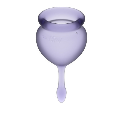 Набор фиолетовых менструальных чаш Feel good Menstrual Cup (фиолетовый)