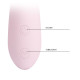 Нежно-розовый силиконовый перезаряжаемый вибромассажёр Nigel - 17,5 см. (нежно-розовый)