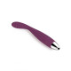 Фиолетовый вибратор Cici с гнущейся головкой - 18,2 см. (фиолетовый)
