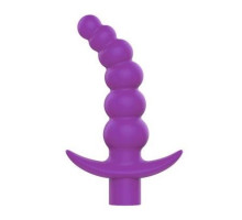Фиолетовая вибрирующая анальная елочка Sweet Toys - 10,8 см. (фиолетовый)