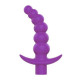 Фиолетовая вибрирующая анальная елочка Sweet Toys - 10,8 см. (фиолетовый)