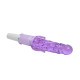 Фиолетовый вибратор с дополнительными отростками - 21 см. (фиолетовый)
