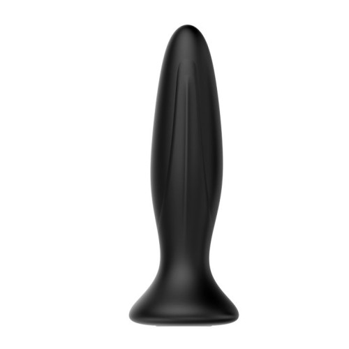Черная анальная вибропробка Mr Play - 12,8 см. (черный)