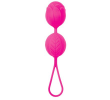 Розовые вагинальные шарики с петелькой для извлечения (розовый)