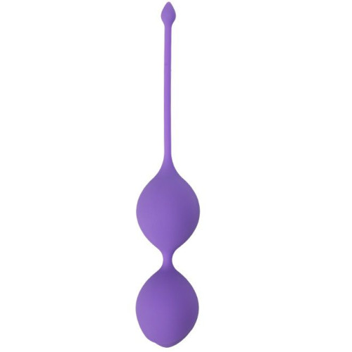 Фиолетовые вагинальные шарики SEE YOU IN BLOOM DUO BALLS 29MM (фиолетовый)