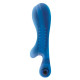 Синий мастурбатор с вибростимулятором мошонки Renegade Ball Tugging Stroker (синий)