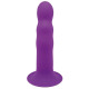 Фиолетовый вибратор Hitsens 3 - 18,2 см. (фиолетовый)