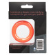 Оранжевое эрекционное кольцо Link Up Ultra-Soft Verge. (оранжевый)