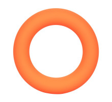 Оранжевое эрекционное кольцо Link Up Ultra-Soft Verge. (оранжевый)