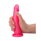 Розовый плаг-массажёр для стимуляции простаты - 16 см. (розовый)