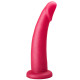 Розовый плаг-массажёр для стимуляции простаты - 16 см. (розовый)