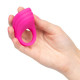 Розовое эрекционное виброкольцо с пультом Silicone Remote Pleasure Ring (розовый)