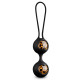 Вагинальные шарики Panthra Zane Geisha Balls (черный с леопардовым)