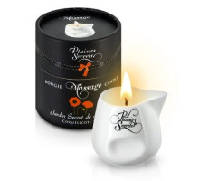 Массажная свеча с ароматом мака Jardin Secret De Provence Coquelicot - 80 мл. (белый)