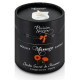 Массажная свеча с ароматом мака Jardin Secret De Provence Coquelicot - 80 мл. (белый)