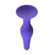 Фиолетовая анальная втулка Toyfa A-toys - 10,2 см. (фиолетовый)