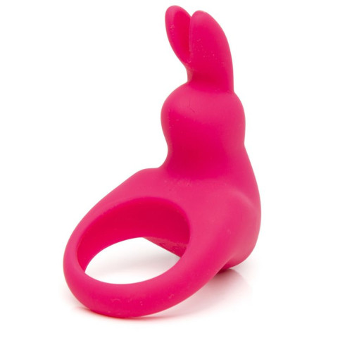 Розовое эрекционное виброкольцо Happy Rabbit Rechargeable Rabbit Cock Ring (розовый)