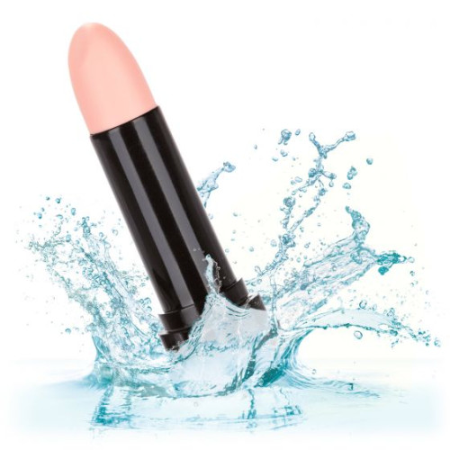 Компактный вибратор-помада Hide & Play Lipstick (телесный с черным)