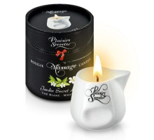 Массажная свеча с ароматом белого чая Jardin Secret D asie The Blanc - 80 мл. (белый)