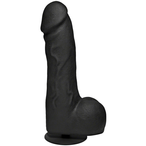 Черный фаллоимитатор-гигант с присоской-плагом The Really Big Dick - 30,5 см. (черный)