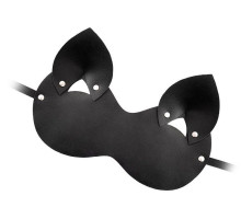 Закрытая черная маска  Кошка (черный)
