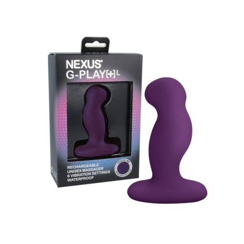 Фиолетовая вибровтулка Nexus G-Play+ L (фиолетовый)